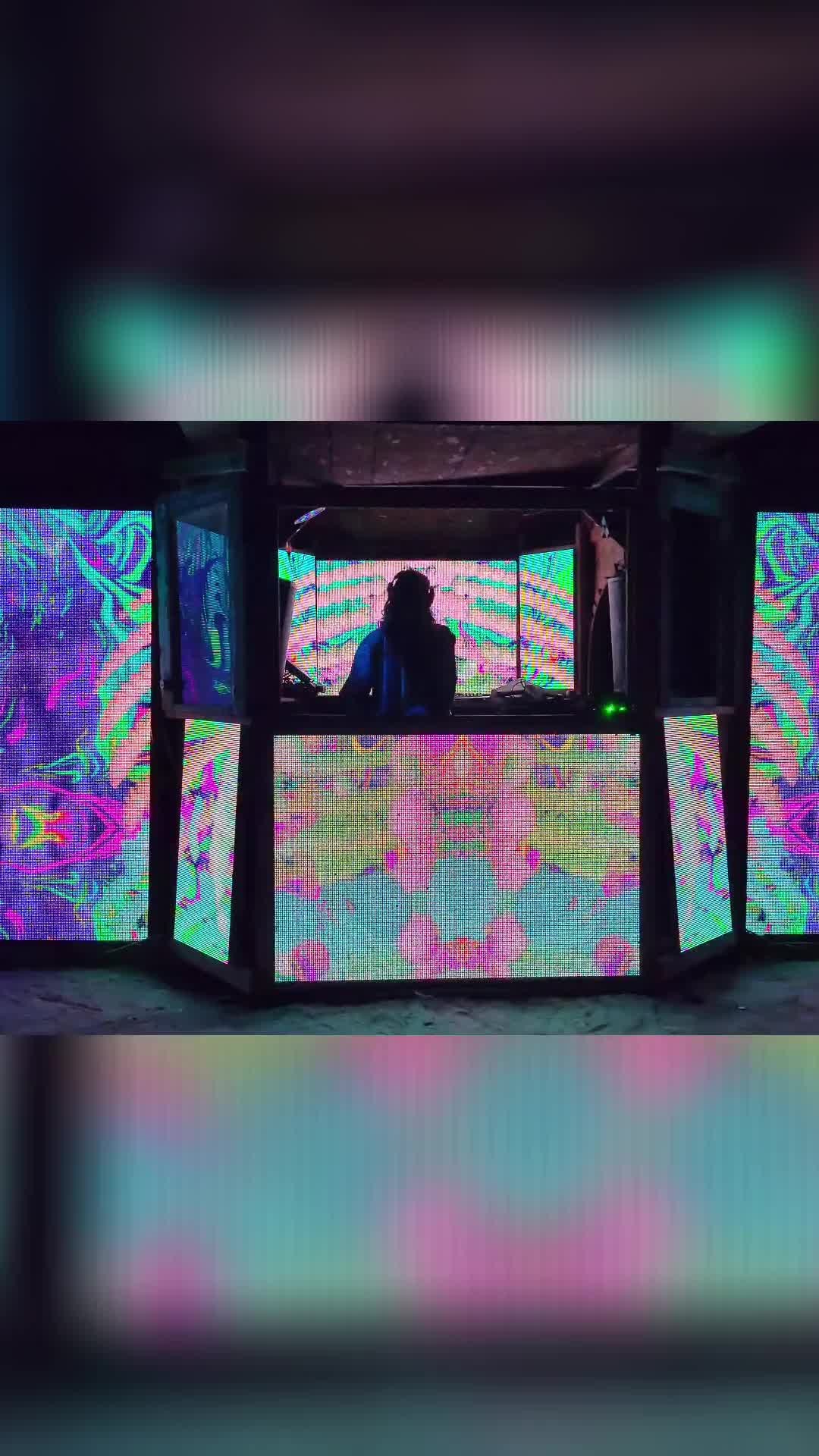 FULL LED-WALL SHOW — Kaotik Kris performing inside the live visual system